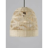Lampa wisząca boho REYNOSA LE42948 do jadalni beżowa czarna