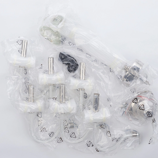 Retro żyrandol pałacowy Hampton 8154 na łańcuchu srebrny nad stół