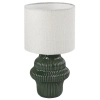 Lampka nocna do sypialni Glimo 74059 ceramiczna do czytana zielony