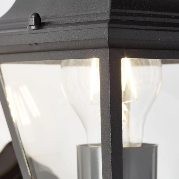 Elewacyjna lampa metalowa Nissie 90991A06 latarnia czarny OUTLET