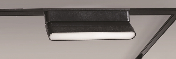 Lampa do systemu 1-faz sufitowa Gamma Sangria Milky AZ5270 LED 12W czarna