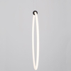 LAMPA wisząca COLON LE41609 Luces Exclusivas metalowa OPRAWA okrągy ZWIS LED 30W 3000K pierścień ring czarny