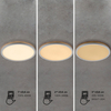 Okrągły plafon OJA 2015026133 LED 14,5W 3000-4000K IP54 chrom