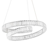 Zwisowa lampa kryształowa Sinaloa LE42924 LED 50W 3500K srebrna