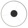 Lampa ring wisząca salonowa Circolo 10812 Nowodvorski LED 21W 3000K czarna