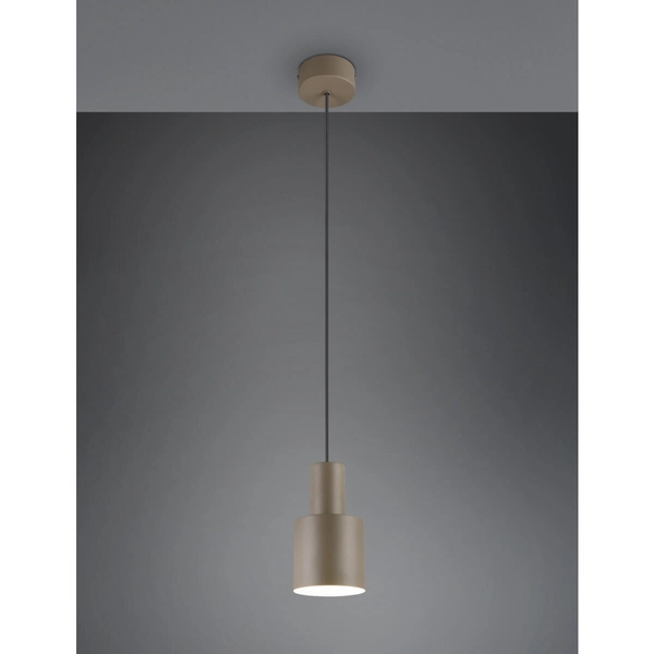 Lampa zwisająca ELIOR DL141319400 Trio regulowana wysokość szary