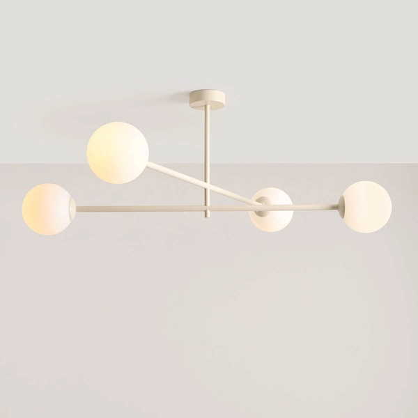 Przysufitowa lampa molekułowa PINNE 1080PL_L9 Aldex kremowy