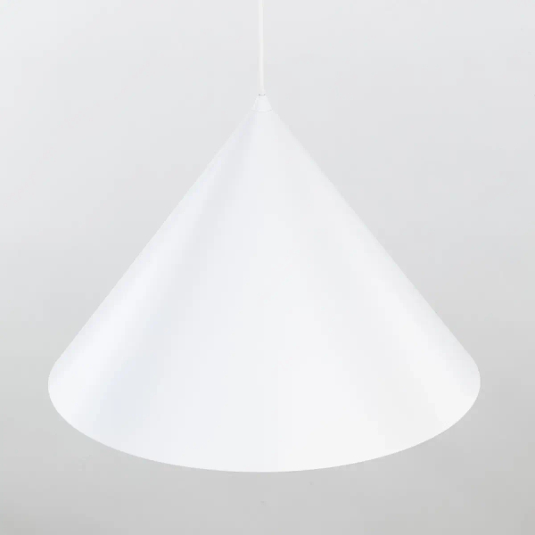 Wisząca lampa nad stół CONO 10010 stożkowa biały