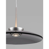 Lampa wisząca do kuchni HUANUCO LE44838 LED 21W 3000K talerz czarna szara