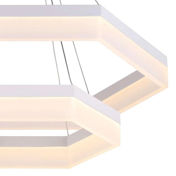 LAMPA wisząca LUNA LED 100W 3000K 306647 IL MIO OPRAWA zwis biały