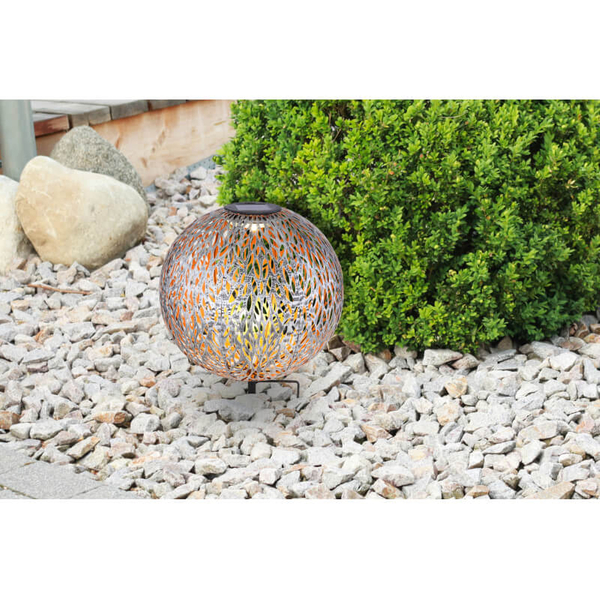 Ogrodowa lampa Solar 33627 Globo LED 0,06W 3000K kula ball IP44 srebrna
