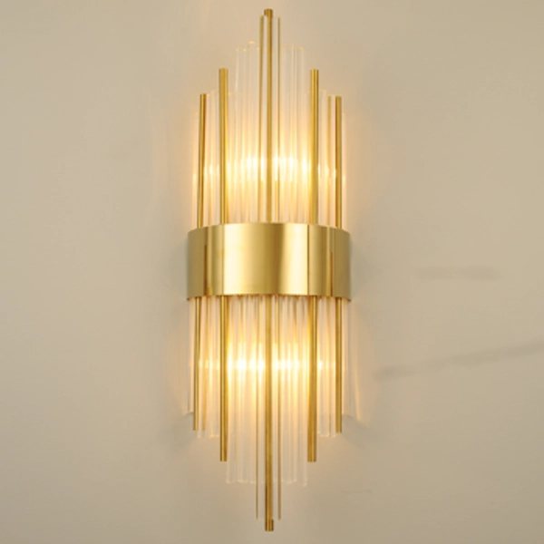 Ścienna lampa glamour CGGAL45 do przedpokoju mosiądz