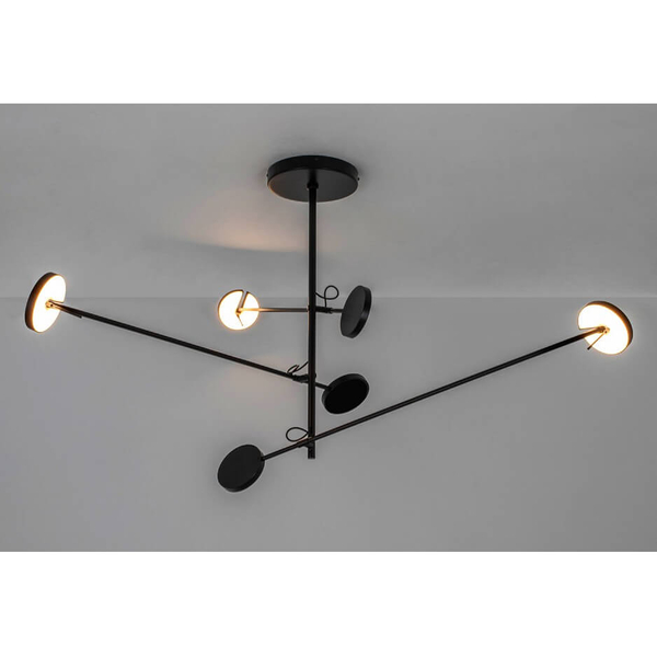 Nowoczesna lampa sufitowa LED Bobbie MSE1501100150 Moosee 28W 3000K czarna