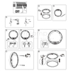 Zewnętrzna LAMPA sufitowa ROLA 6382201118 Lutec metalowa OPRAWA plafon LED 13W 3000K okrągły IP54 szary