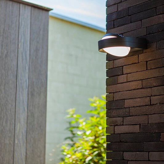 Ścienny kinkiet FELE 5196301118 Lutec LED 13,5W 3000K IP54 elewacyjny szary