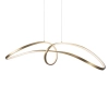 Zwisająca lampa do salonu Curve MOD156PL-L52G4K LED 42W 4000K mosiądz