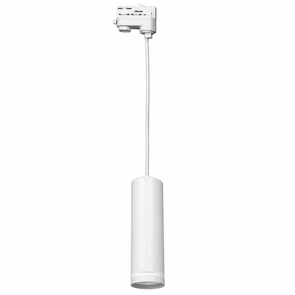 Wisząca lampa trójfazowa do systemu szynowego Pipe ML7674 sopel biały