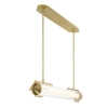 Wisząca lampa szklana tuba Espada QN-ESPADA-LP-BG LED 38W 3000K złoty