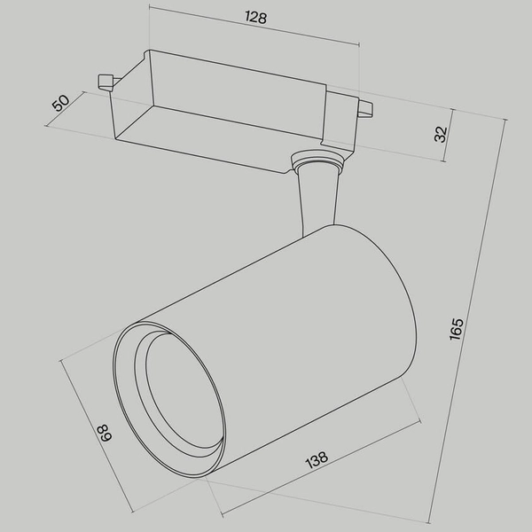 Sufitowa lampa 1-fazowa Vuoro TR003-1-15W3K-S-B LED 15W 3000K czarny