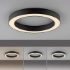 Owalna lampa sufitowa PURE LINES czarna 6310-13 1xLED 21W 2200-5500K na pilot CCT
