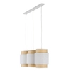 Wisząca lampa potrójna nad stół Boho 5654 TK Lighting ekologiczna biała