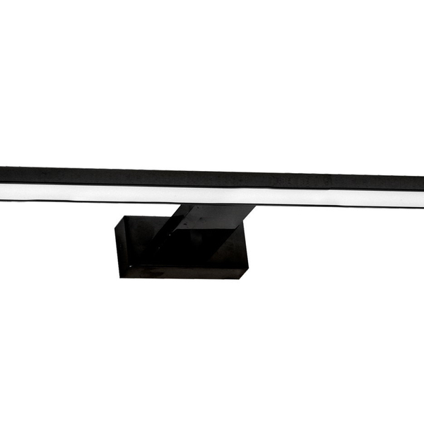 Kinkiet LAMPA ścienna SHINE ML6336 Milagro łazienkowa OPRAWA metalowa LED 15W 4000K nad lustro IP44 czarna