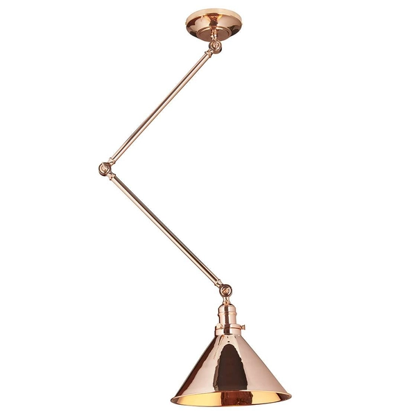 Industrialna LAMPA sufitowa PROVENCE PV-GWP-CPR Elstead loftowa OPRAWA metalowa miedziana