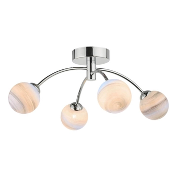 Kulista lampa sufitowa Izzy IZZ0450-07 kule balls szklane chrom