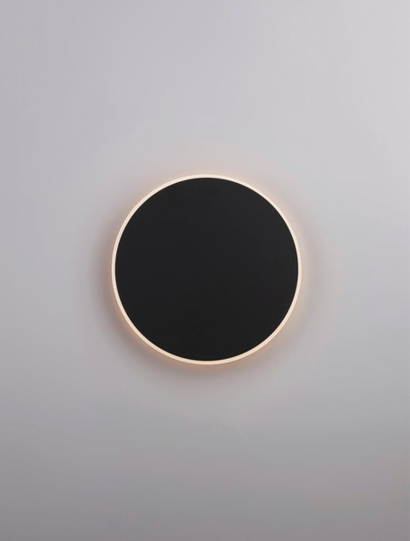 Stylowa lampa ścienna Chica nowoczesna LED 20,5W 3000K czarna