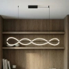Lampa wisząca nad wyspę belka PESCARA LED 25W 3000K AZ6745 czarna biała