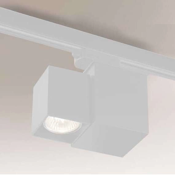 Reflektorowa LAMPA sufitowa BIZEN 7708 Shilo metalowa OPRAWA regulowana do 3-fazowego systemu szynowego biała