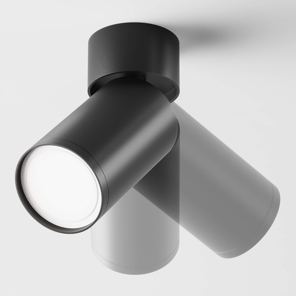 Reflektor sufitowy Focus C050CL-U-1B regulowany czarny