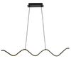 Lampa wisząca do salonu ZIGZAG ST-MD240602 BLACK LED 13W 3000K czarna