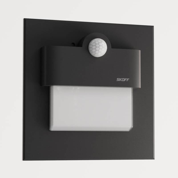 Oprawa z czujnikiem ruchu MJ-TAN-D-N-1-ML-ML-01 Skoff LED 1W 4000K czarna
