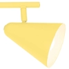 Plafon LAMPA sufitowa AMOR 92-68804 Candellux metalowa OPRAWA listwa regulowane reflektorki żółte