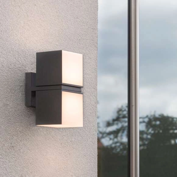 Lampa elewacyjna CUBA 5193801118 LED 23W 3000K kinkiet outdoor IP54 szary