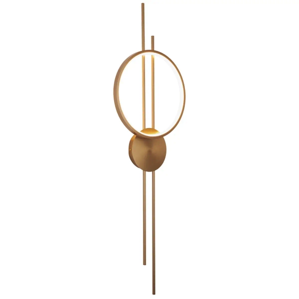 Kinkiet ścienny ECLIPTICA ST-DL8532 LED 14W 3000K pierścień złoty