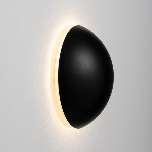 Ścienna lampa do przedpokoju MOXOS LE44372 LED 3W 3000K ball czarna