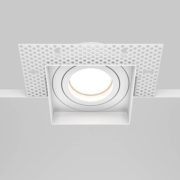 Podtynkowa lampa sufitowa z regulacją Atom DL003-01-W biały