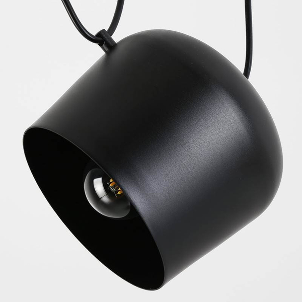 Wisząca lampa nad stół Spider ABR-SHIL-E27 Abruzzo regulowana czarna