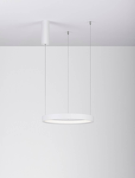 Lampa wisząca okrągła ZACAPU LE42795 pierścień LED 30W 3000K biały