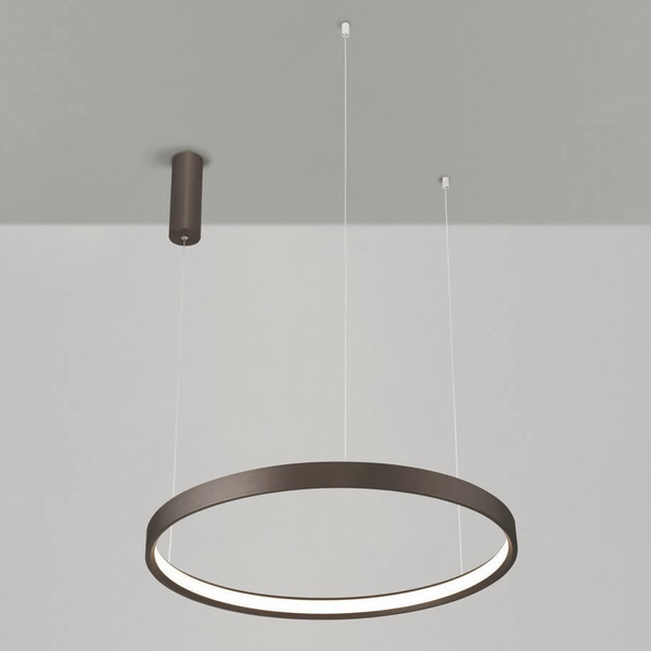 Pierścieniowa lampa wisząca ring ZACAPU LE44322 LED 40W 3000K brązowa