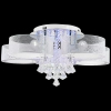 Ażurowy plafon glamour DRS8006/5 WH NET siatka biały