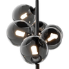 Kulista lampa wisząca Dallas MOD545PL-06B do salonu czarna