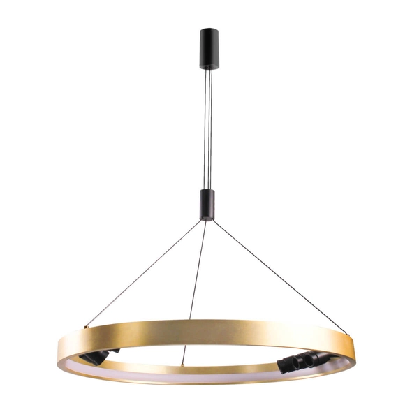 Ściemnialna lampa wisząca SERAFINO AZ5835 LED 43W 3000K złota czarna