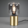 Loftowa lampka nocna Nico R50591008 RL Light szklana złota przydymiona