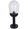 Lampka stojąca do ogrodu Glaris 8207 SuperLED szklany IP44 czarny