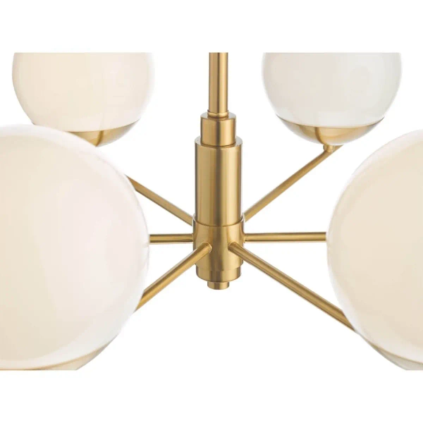 Lampa wisząca nad stół Bombazine BOM0635 do jadalni kule mosiądz