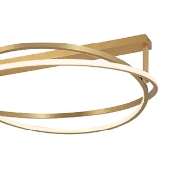 Regulowana lampa sufitowa 22018 LED 56W 3000K ringowa złoty