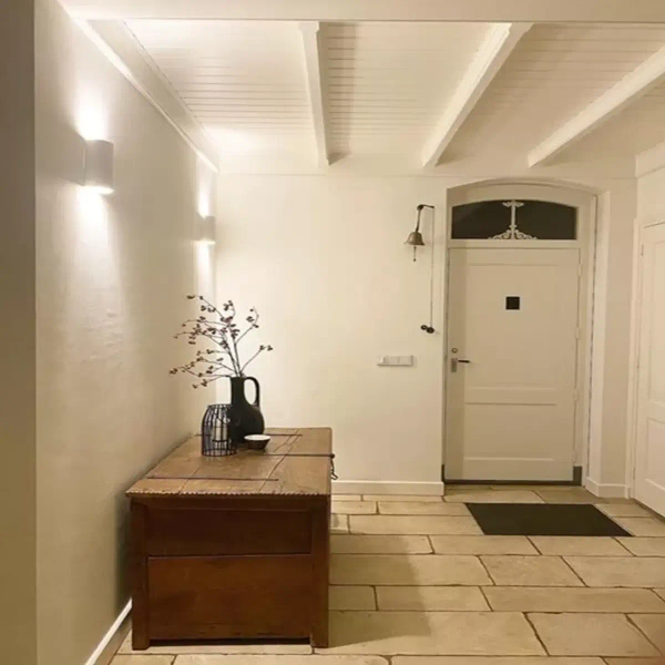 Ścienna lampa podłużna Gipsy 35200/18/31 Lucide gipsowa biała